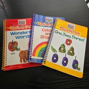 The World of Eric Carle Quiz It Pen set of 3 books 3 years +